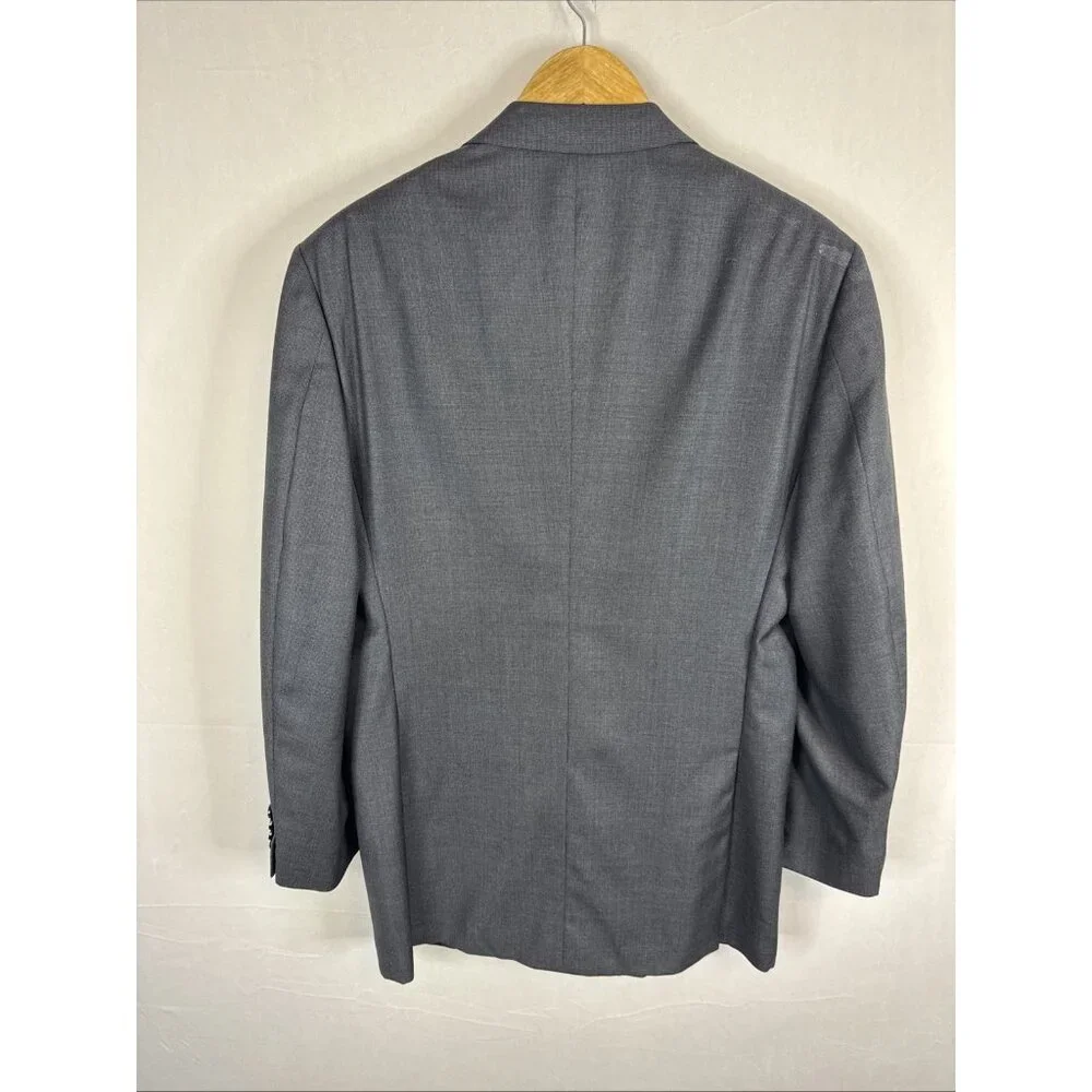 Ermenegildo Zegna Traveller Micronsphere‎ Wool Gray Blazer Sport Coat Italy 42R